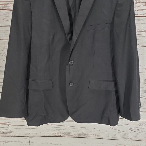 Alain Dupetit Men's Charcoal 2 Button Sportscoat Blazer Jacket Size 50R - Picture 3 of 12